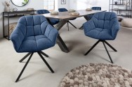 Rotating chair Papillon dark blue