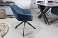 Rotating chair Papillon dark blue