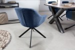 Rotating chair Papillon dark blue