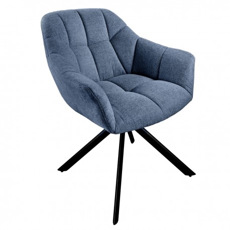 Rotating chair Papillon dark blue