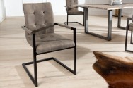 Cantilever Oxford antique taupe with armrests