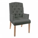 Chair Castle gray structure armrest