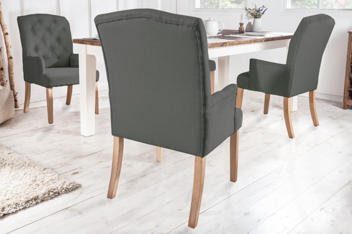 Chair Castle gray structure armrest