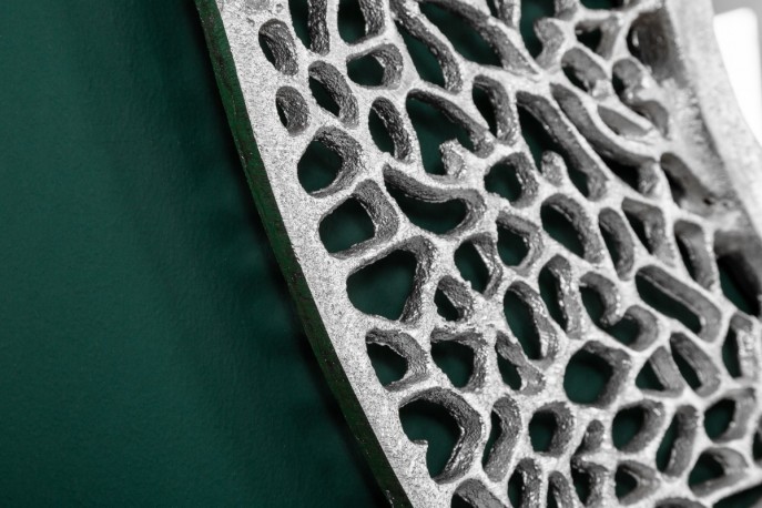 LEVA - 76 CM - SPEGEL I BLADMÖNSTER SILVER