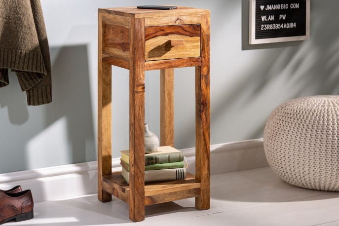 Side table Makassar 70cm Sheesham