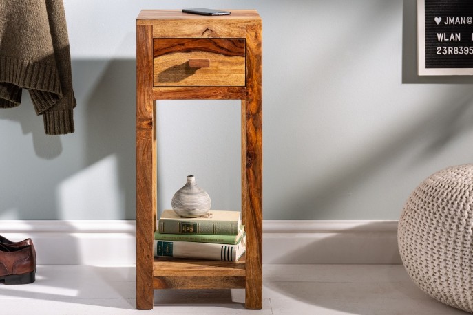 Side table Makassar 70cm Sheesham