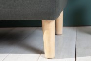 Chest bench Castle 100cm grey