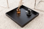 Side table Elements set of 2 black tray