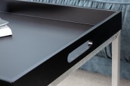 Side table Elements set of 2 black tray