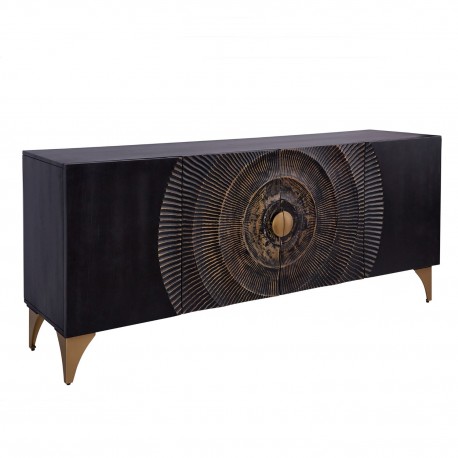 Maya sideboard gyllene - 177 cm - mangoträ