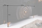 Maya sideboard gyllene - 177 cm - mangoträ