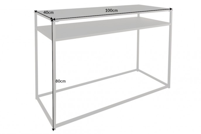 GREG - 100 cm skänk i svart