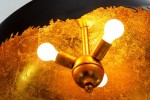 CHINH - 76 cm hänglampa i svart/guld