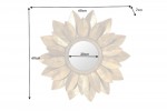 Wall mirror Sunflower 60cm gold