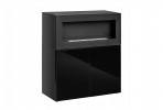 BELEOS - 100cm skänk/sideboard med öppen spis