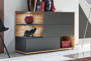 GIANO - 120cm modern skänk/sideboard med LED