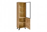 CAYSON - 197cm elegant vitrinskåp med LED