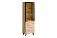 CAYSON - 197cm elegant vitrinskåp med LED