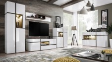 SHARON - 150cm elegant TV-bänk med LED