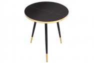 GLIMM - 45 CM SOFFBORD I SVART OCH GULD