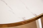 Coffee table Paris 45cm white marble look