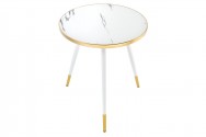 Coffee table Paris 45cm white marble look