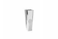 ZORA - 69cm elegant kruka i silver
