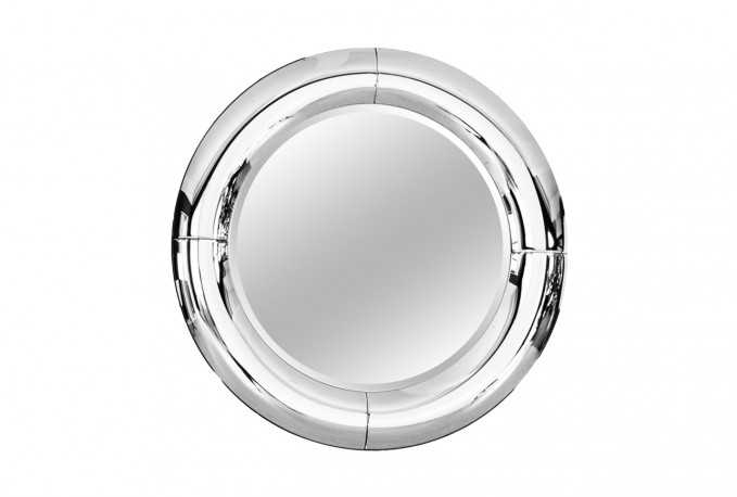 LEMONI - 80X80CM RUND SILVERSPEGEL