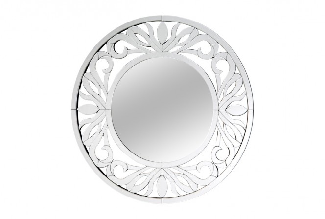 REIDUNA - 100X100CM RUND SILVERSPEGEL