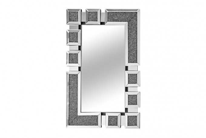 TOLA - 80X120CM SILVERSPEGEL M. GLITTERSTENAR
