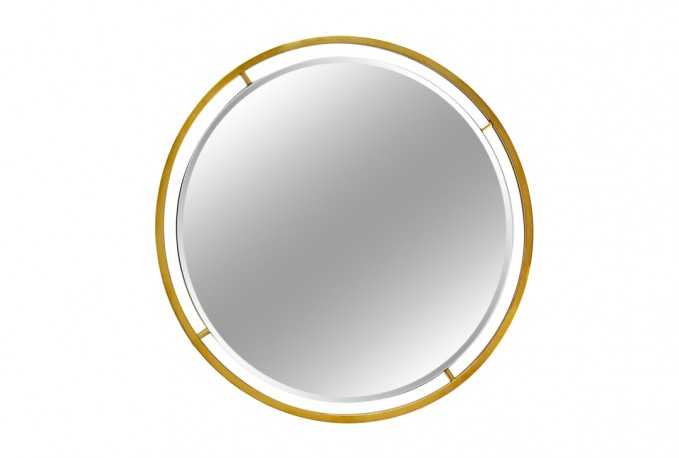 REFFA - 89X89CM GULDSPEGEL I ROSTFRITT STÅL