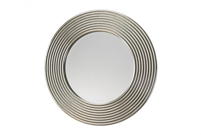 JIMENA - 81X81CM RUND SILVERSPEGEL