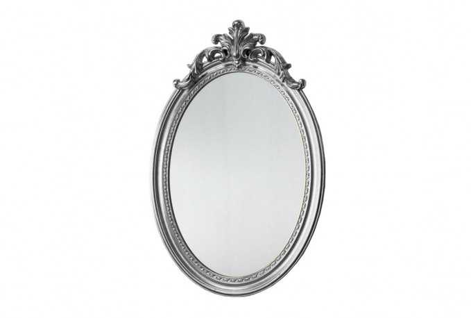 MANJA - 75X120CM OVAL DEKORATIV SILVERSPEGEL