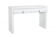 SIGGE - 120X80CM SMINKBORD I VITT FASAD GLAS