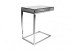 EDLA - 47X57CM SOFF/SIDOBORD I SILVER/SPEGELGLAS