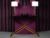 TABO - 120CM SMINKBORD/KONSOLBORD I GULD