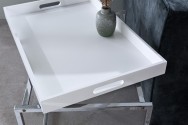 Elements coffee table set of 3 white tray
