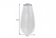 Vase I Orient silver 49cm