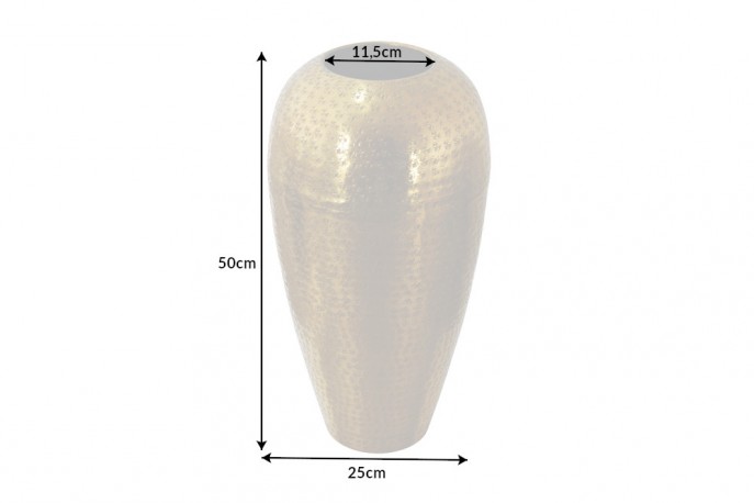 Vase II Oriental gold 50cm