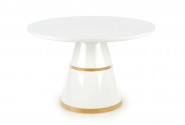 VEGAS table, top - white, leg - white / gold