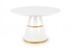 VEGAS table, top - white, leg - white / gold