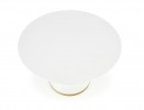 VEGAS table, top - white, leg - white / gold