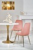 CASEMIRO table, top - white marble, leg - gold