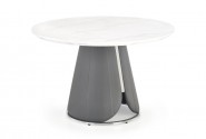 REMIGIO table top: white marble, leg: gray