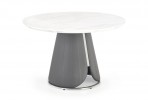 REMIGIO table top: white marble, leg: gray