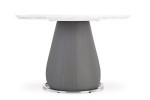REMIGIO table top: white marble, leg: gray