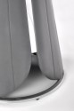 REMIGIO table top: white marble, leg: gray