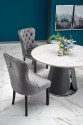 REMIGIO table top: white marble, leg: gray