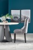 REMIGIO table top: white marble, leg: gray