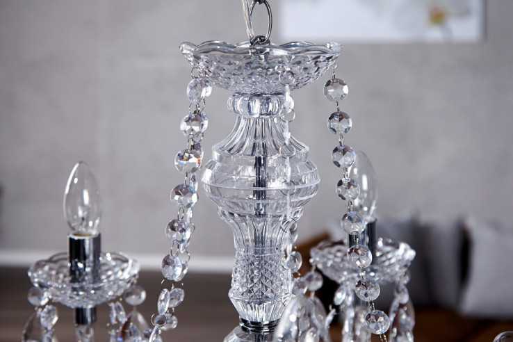 Kronleuchter Karat 5-armig klar